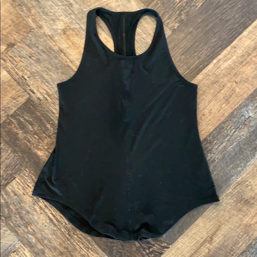 ZYIA BLACK EFFORTLESS LONG TANK